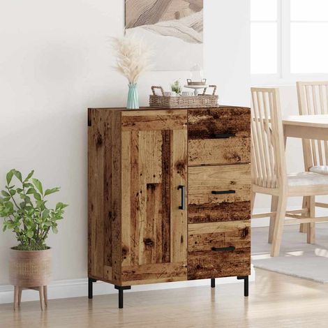 Sideboard Altholz 69.5 x 34 x 90 cm Holzwerkstoff vidaXL (1/5)