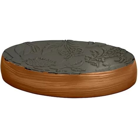 AQUASANIT Damasco portasapone rame/marrone codice prod: QD6110RM