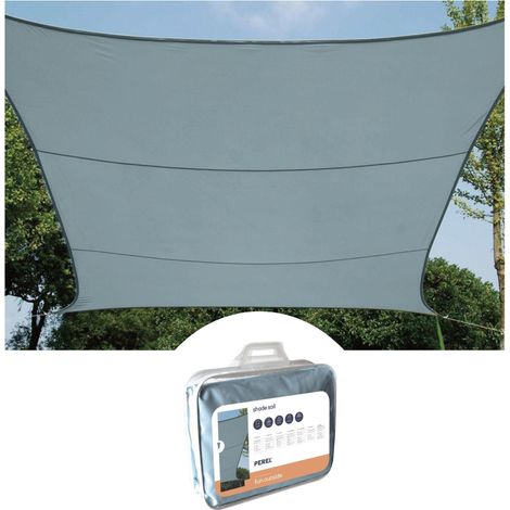 Velleman Telo ombreggiante Perel grigio ardesia 5x5 m (1/4)