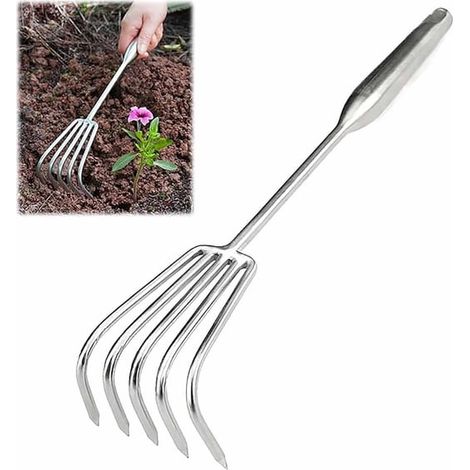 Gartenrechen, Stahlrechen, Edelstahlrechen, Laubbesen, Gartengeräte (1/3)