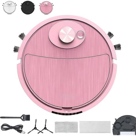Mini aspirateur robot pour voiture (2027), robot nettoyeur compact 3 en 1 rechargeable avec fonction lavage humide. (1/5)