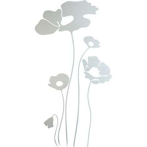 Stickers Dépoli - Coquelicots - 7x13 cm (1/3)