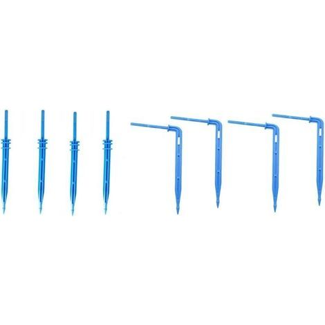Set di 70 punti di irrigazione a goccia a forma di freccia, kit di irrigazione a goccia, sistema di irrigazione da 10-12 cm, per orti, giardini fioriti, serre (1/5)