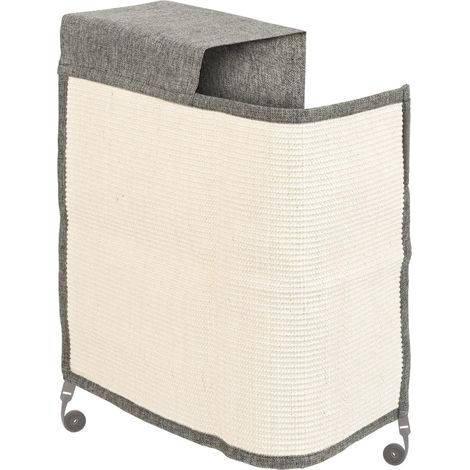 Kratzmatte aus natürlichem Sisal, weicher Stoff, schützende Armlehne für Sofa, Sessel, Katze (1/5)