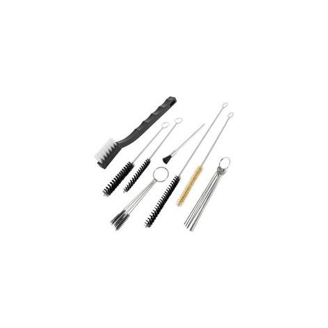 17 Pièces Kit Nettoyage Pistolet Peinture, Brosses de Pistolet Aerographe Kit Complet, pour Nettoyer Les Pistolets à Peinture à l'Aérographe Buses et Embouts (Airbrush/Gravity)