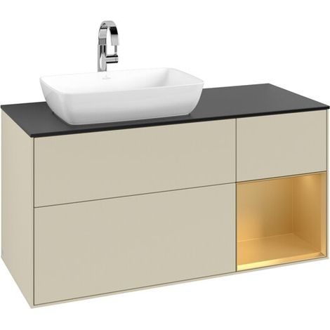 Villeroy & Boch F812HFHJ Armoire sous-lavabo Finion F81 (1/3)