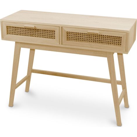 Desk - Console Hallway - Boho Bali Wood - Yanpai Natural (1/5)