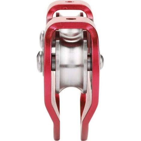 Poulie Double - 30 KN - Pour Tyrolienne et Escalade - Compatible Câble 12 mm et Corde 13 mm - Aluminium Aéronautique (1/5)