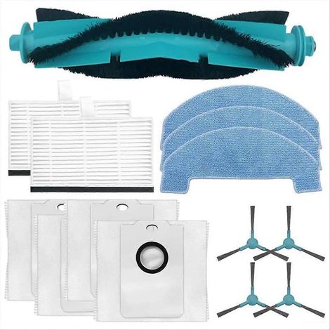Hauptseitenbürste + HEPA-Filter + Wischmopp für den Saugroboter 2499 Ultra, komplettes Ersatzteilset, Wartungszubehör, effiziente Bodenreinigung, kompatible Ersatzteile, Mehrzweckpaket. (1/5)