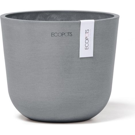 Ecopots Oslo Mini 16 Blumentopf - L 16 cm x H 13,7 cm - Innen- und Außenbereich