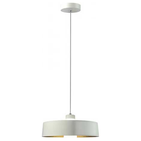 Lumière pendentif LED Acrylique Blanc chaud 3000K 120° 400LM V-TAC Blanc Lampshade Metal Ø340mm VT-7666 – SKU 3939 (1/4)