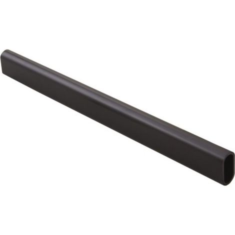 Tube de penderie en aluminium ovale. 30x14 mm. longueur 3 m finition noir - HERMETA METAALWAREN BV (1/5)