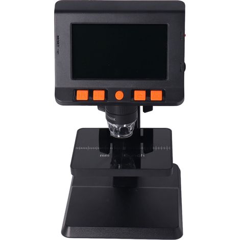Microscope numérique électronique portable HD de bureau, grossissement 1000x, écran LCD 4,3 pouces avec 8 LED haute luminosité (1/5)