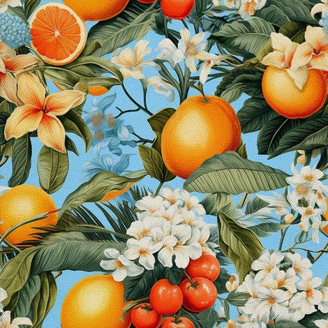 Tela decorativa para exteriores Oxford - Motivo frutal DX6736 (1/5)