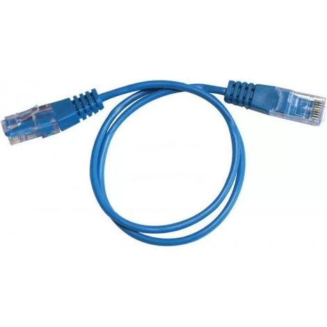 Cable de red RJ45 Cat.3 PVC U/UTP 1,00m Cobre - Azul - 997541