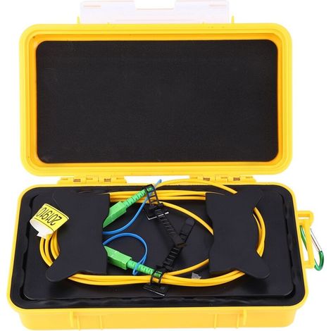 Fiber Optic Testing Tool, OTDR Cable Box, Fiber Optic Test Cord, SM SC Cable Box, Optical Cable Tool, 2 km (1/5)