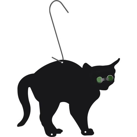 GARRYFIZH Effaroucheur antiparasitaire, peinture antiparasitaire A3 en fer, pour chats, murs, clôtures, parterres de fleurs