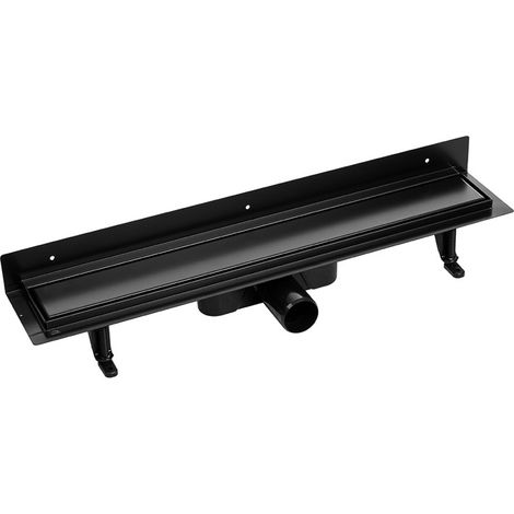 Lineare Entwässerung 100 cm Low Basso Schwarz COB711D (1/4)