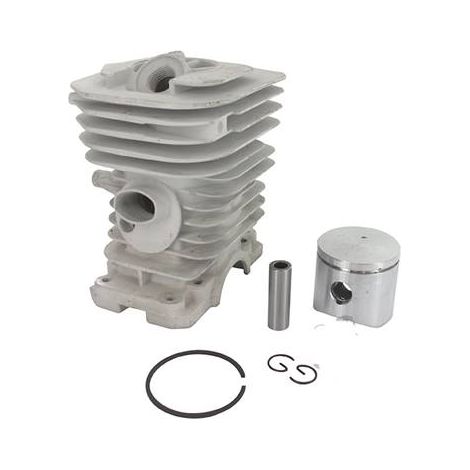 Cylindre piston Ø38mm pour tronçonneuse Husqvarna modèles 136 et 137.
