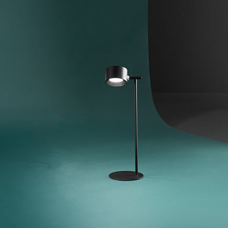 Lampada Da Tavolo Per Esterno Kosmo Moderna Metallo Nero Led Luce Calda (1/5)