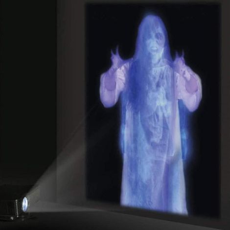 Écran de projection arrière en tissu pour vidéos virtuelles d'Halloween et de Noël, idéal pour vitrines décoratives, fond réfléchissant, affichage festif, surface mate, installation facile, spectacle (1/4)