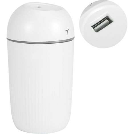Mini humidificateur 420 ml, humidificateur de bureau/voiture créatif en forme d'œuf de Pâques, alimentation USB, blanc (1/5)