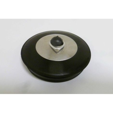Tapon Fregadero Tipo Teka 55,5Mm Goma Neg/Inox S M