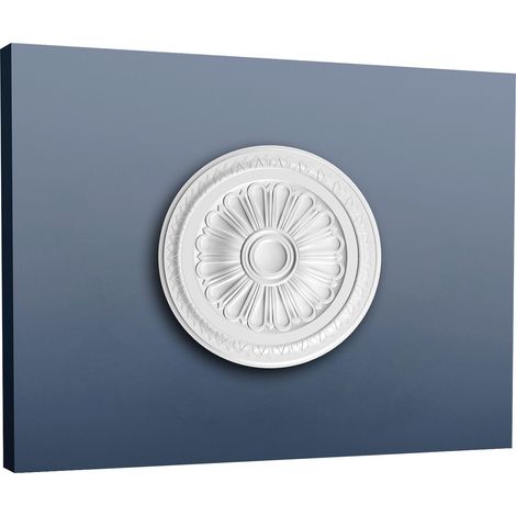 Rosetón Florón Elemento decorativo de estuco Orac Decor R14 LUXXUS para techo Estilo clásico antigua 33 cm diámetro
