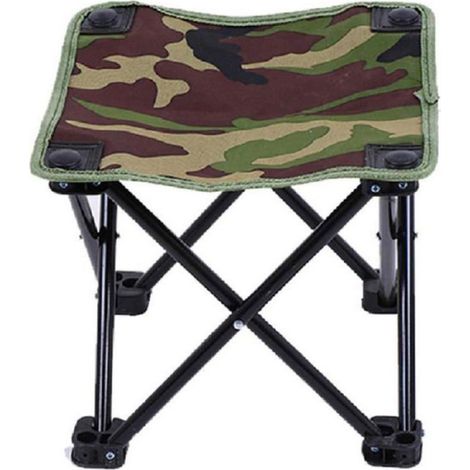 Tabouret de Camping Tabouret Pliant pêche pour Adultes Pêche Randonnée Jardinage et Plage avec Sac de Transport ca CHAISE DE JARDIN (1/5)
