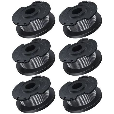1,6 mm Durchmesser, 5 m Länge, passend für EasyGrassCut Akku-Rasentrimmer, 6-teilig, Trimmerspule F016800569 (1/5)