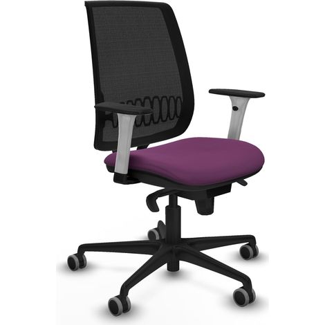 Silla de oficina piqueras y crespo Alares blanco cómoda ajustable (1/2)