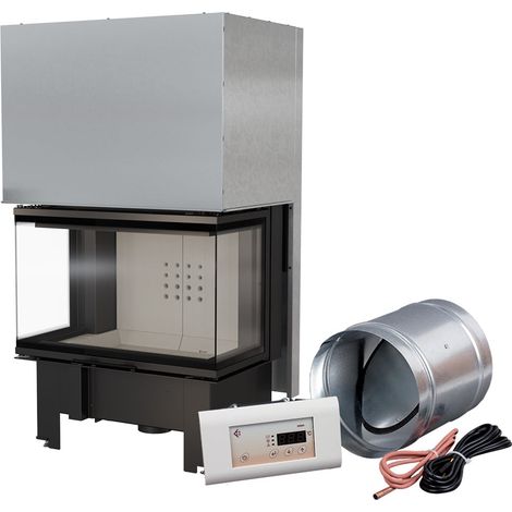 Intelligenter Kamineinsatz KRATKI NBC 800/400 10 kW Ø 200 mit Schiebetür MSK (1/5)