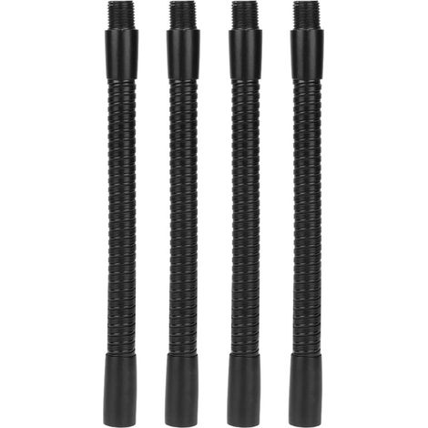 Tuyau flexible en aluminium 10mm pour lampe de table – Raccords d'éclairage 15cm – Lot de 4 pièces – Réglage universel 360° (1/5)