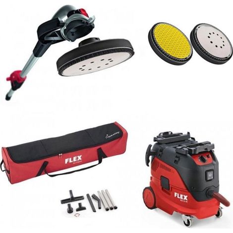 Flex – Aspirateur eau et poussières 30 L VCE 33 LAC – Puissance 1400W – Décolmatage automatique – Pour chantiers humides – 920112 (1/5)