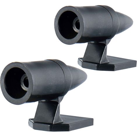 Sifflets avertisseur anti gibier pour voiture – Ultrasons jusqu'à 400m – Installation facile sous pare-choc – Blister de 2 sifflets – Sumex