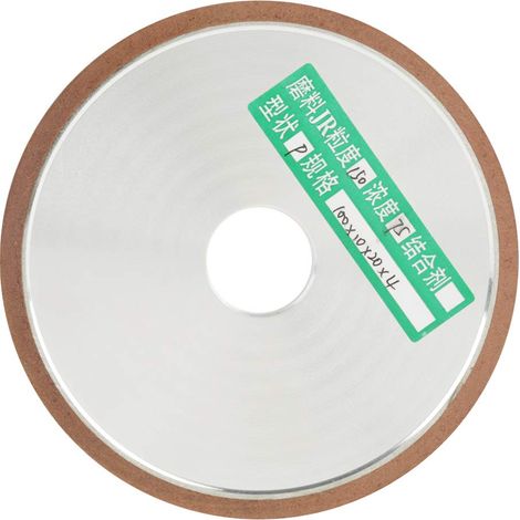 Meule en Résine Diamantée 100 X 20 X 10 Mm, 150, Disque de Meuleuse d'angle pour Coupe en Acier au Carbure, Polissage, Disque de Meulage fritté pour Affûtage en Atelier (1/5)