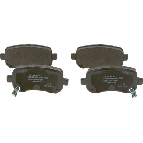 Bremsbeläge HINTEN 0986494496 Bosch (1/5)