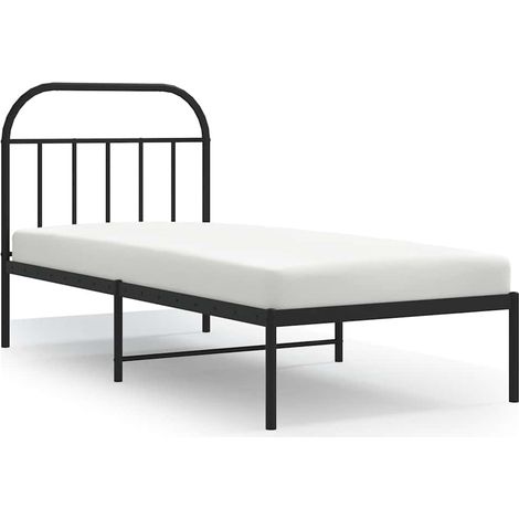 Maison Exclusive - Estructura cama sin colchón con cabecero metal (1/5)