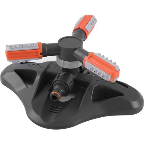 (FT005) Arroseur de jardin portable à 3 bras, arroseur automatique pour pelouse extérieure (1/3)
