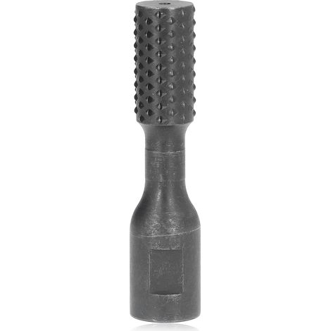 Tête de meule cylindrique rotative en acier à haute teneur en carbone, dents grossières, diamètre 20 mm, pour meuleuse d'angle 115-125 mm (1/5)