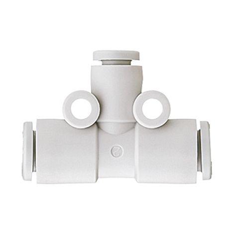 Adaptateur tube à tube en T SMC KQ2 vers Enfichable, 12 mm Enfichable, 12 mm