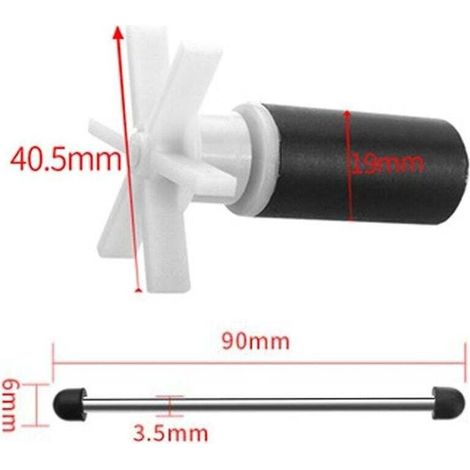 Pour Lay Z Spa Pompe à eau Rotor Silencieux Aquarium Jardin Piscine Accessoires Pompe Turbine Avec (1/4)