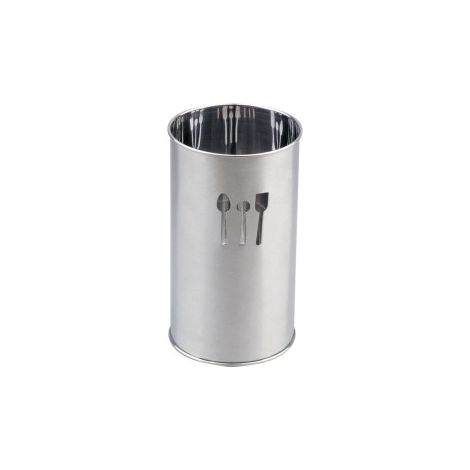 Ibili 714100 utensilienhalter aus Edelstahl 10x18 cm