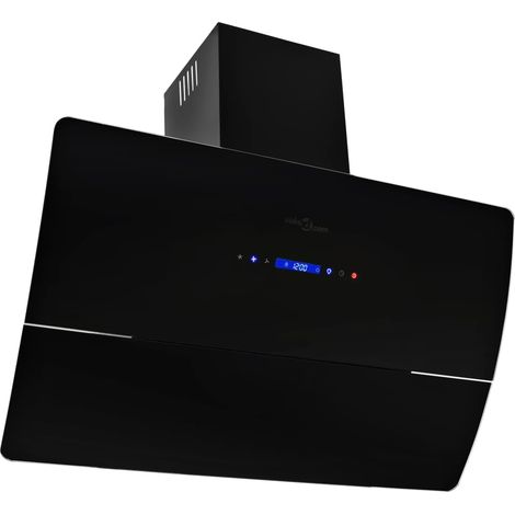 Helloshop26 – Hotte murale inox 90 cm – Débit d'air 756 m³/h – 3 vitesses – Filtre à graisse aluminium lavable – Commandes tactiles LED (1/5)