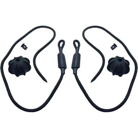 2pcs Voiture Corde De Fixation Universelle Corde De Chaîne De Fixation avec Couvercle De Coffre Serrant avec Corde De Porte-Bagages Arrière Garde-Boue avec Petite Boule pour Coffre De Voiture (1/4)