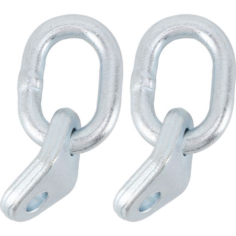 Ortviai Support de levage pour moteur en acier inoxydable – 2 pièces, capacité 2500 kg, pour palans et sangles (1/5)