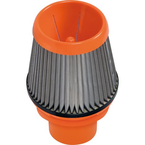 Super-Charge, filtro aria sportivo ad alte prestazioni in acciaio inox (1/2)