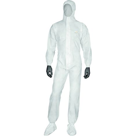 Einweg-Overall mit Haube Typ 5&6 Weiß - Delta Plus
