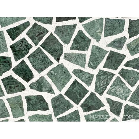 Palladiana in marmo di travertino sfuso in sacco resa da 0,8 a 1mq colore: VERDE GUATEMALA
