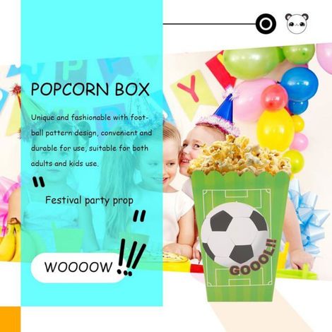Boîte À Popcorn - En Papier Kraft - Pour Fêtes Sportives Et Événements - 30 Pièces (1/5)